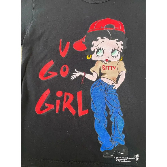 Vintage 1998 King Features Syndicate Inc Betty Boop U Go Girl size 14w/16w - Picture 6 of 6